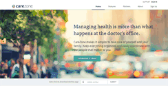 Desktop Screenshot of carezone.com